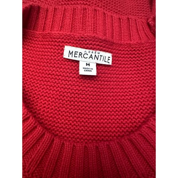 J.Crew Mercantile Red Sweater Medium - Picture 4 of 5